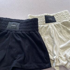 Bundle of 2 Talentless Boxing Shorts  Pitch Black and Bone XS